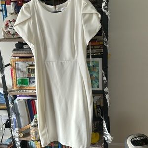 Calvin Klein White Dress - Size 12 - Never worn - Great Bridal Activity Dress
